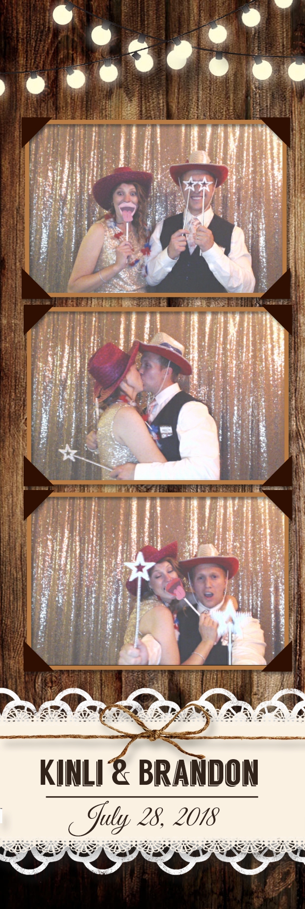 Kinli and Brandon's Wedding | View more photos from the event at gallery.photoboothbillings.com/u/PhotoBoothBillings/Kinli-and-Brandons-Wedding